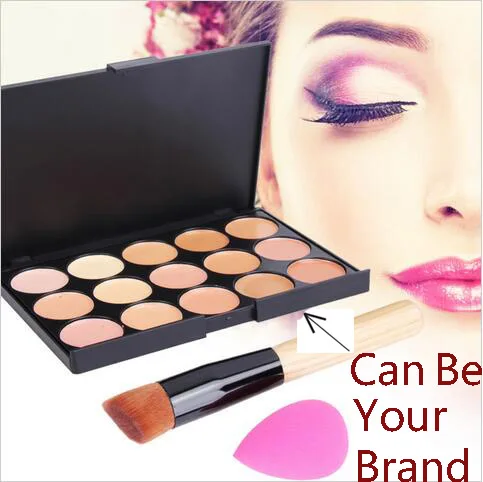 

Low Minimum Private Label Wholesale lot bulk or stock retail Sponge Puff Face Cream Naked Cover Bronzer Makeup Set Maquiagem