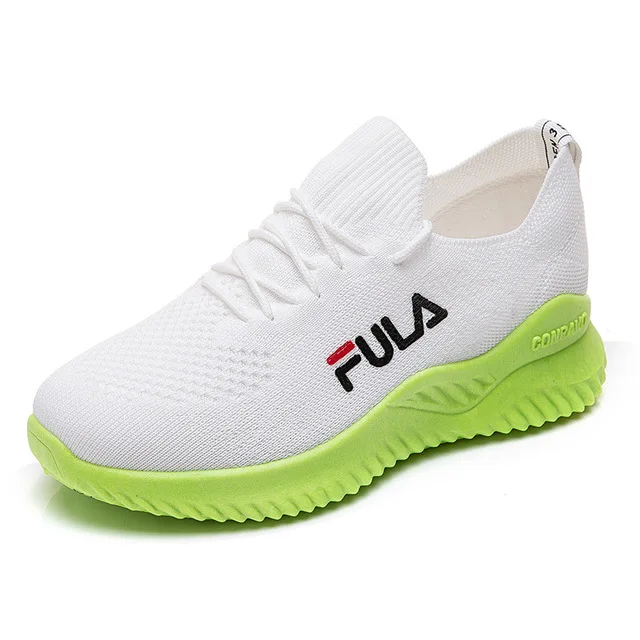 Женские кроссовки для бега ulzzang дышащие на плоской подошве путешествий прогулок