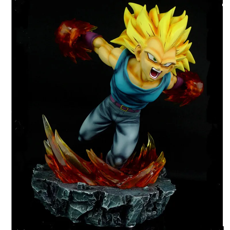 Статуя аниме Драконий жемчуг Z Super Saiyan 3 Vegeta Улучшенная Повседневная версия