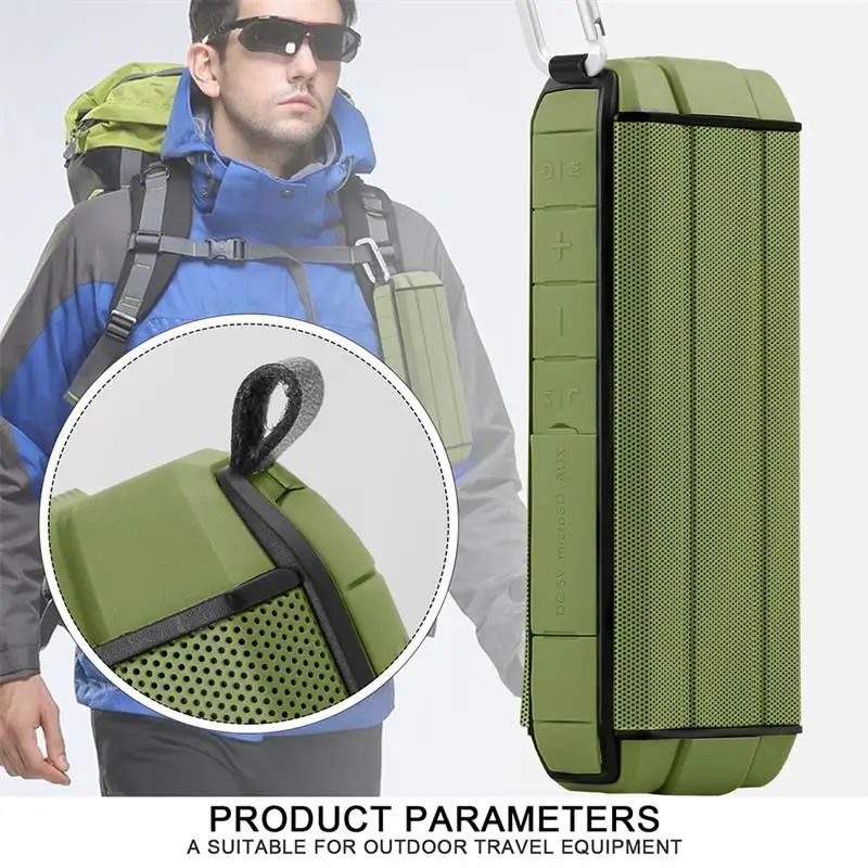 Waterproof IP65 Outdoor Sports Bluetooth Speaker Portable speakers Wireless Stereo 10W With Microphone Support TF AUX |