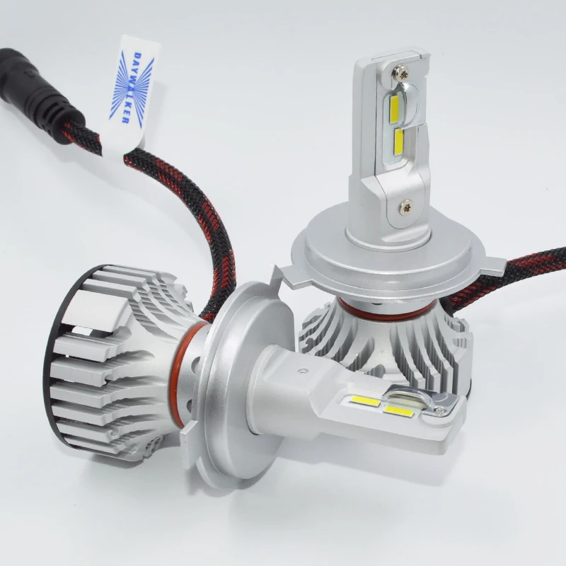 Светодиодные Автомобильные фары H4 Led HB2/9003 дальний/ближний свет 6500 лм Высокая
