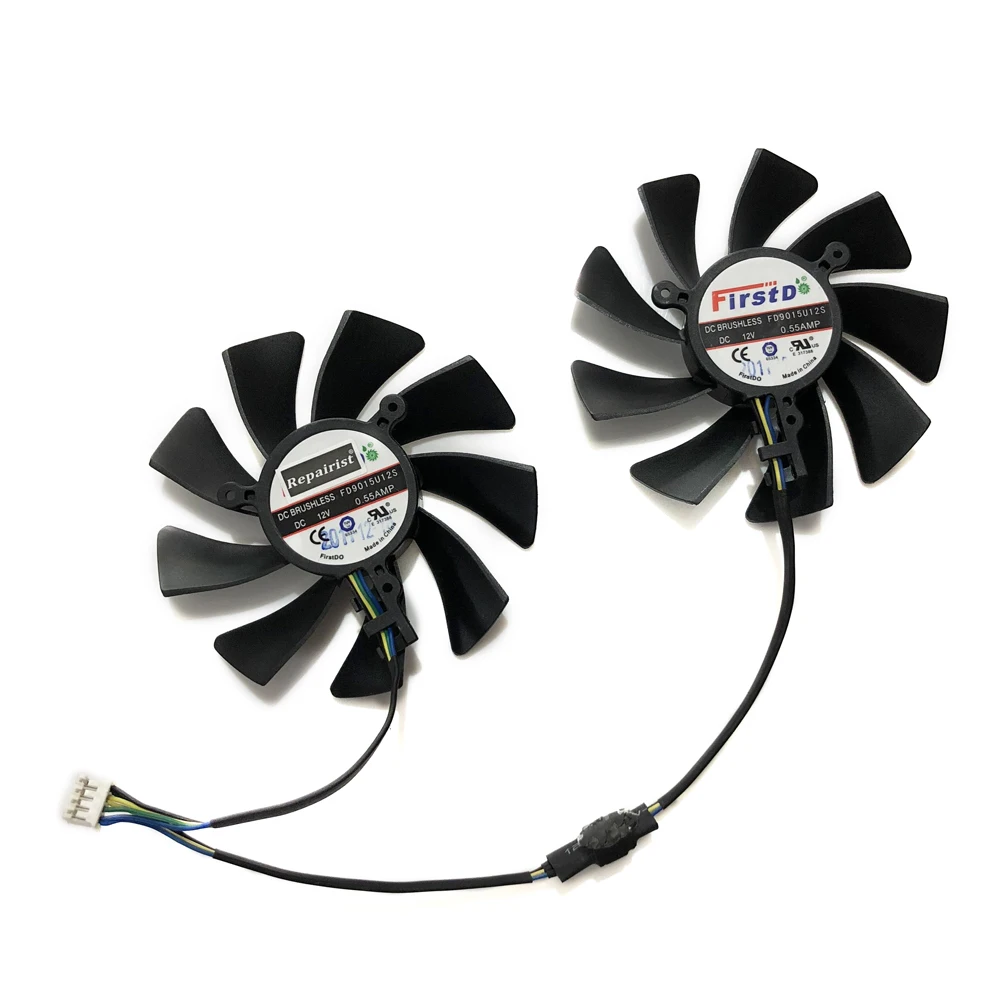 2 шт./лот HD7970 HD7950 GPU VGA Cooler 85 мм вентилятор для XFX HD 7970 графика видео карты охлаждения