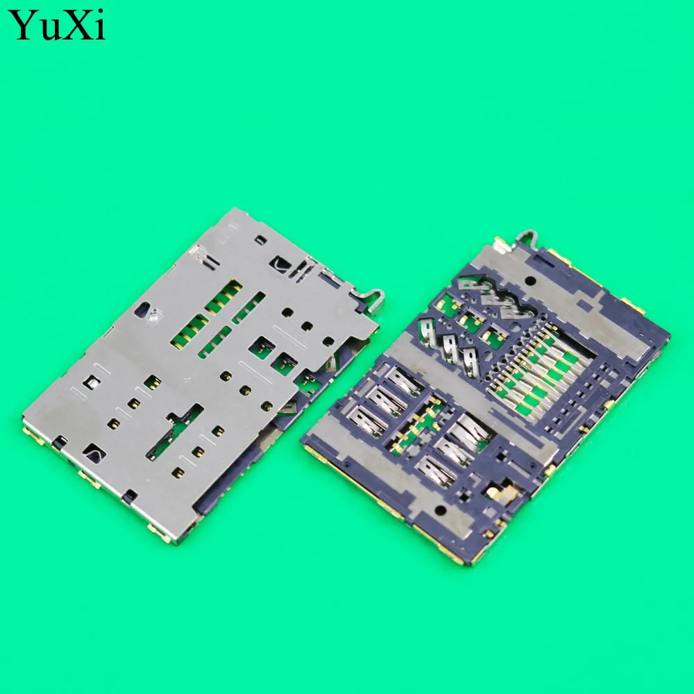 Считыватель SIM-карт YuXi SD TF разъем для карт памяти Samsung Galaxy J3 J5 J7 pro 2017 J330F J530F J730F J330 J530