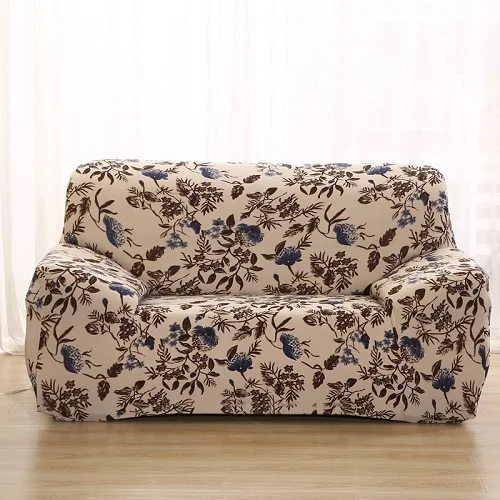 Pattern 5 WLIARLEO полное покрытие дивана Slipcover эластичное покрытие для дивана Универсальный тканевый стрейч диван крышка цветочный диван 1,2, 3,4 Чехол для сидения - Цвет: Pattern 5