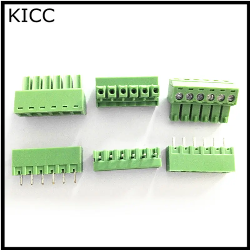 

15EDG3.81 4P Bending pin Connecting terminal 2EDGK 3.81mm 4Pin Connector 2EDG3.81-4PL Plug+Socket 10Sets