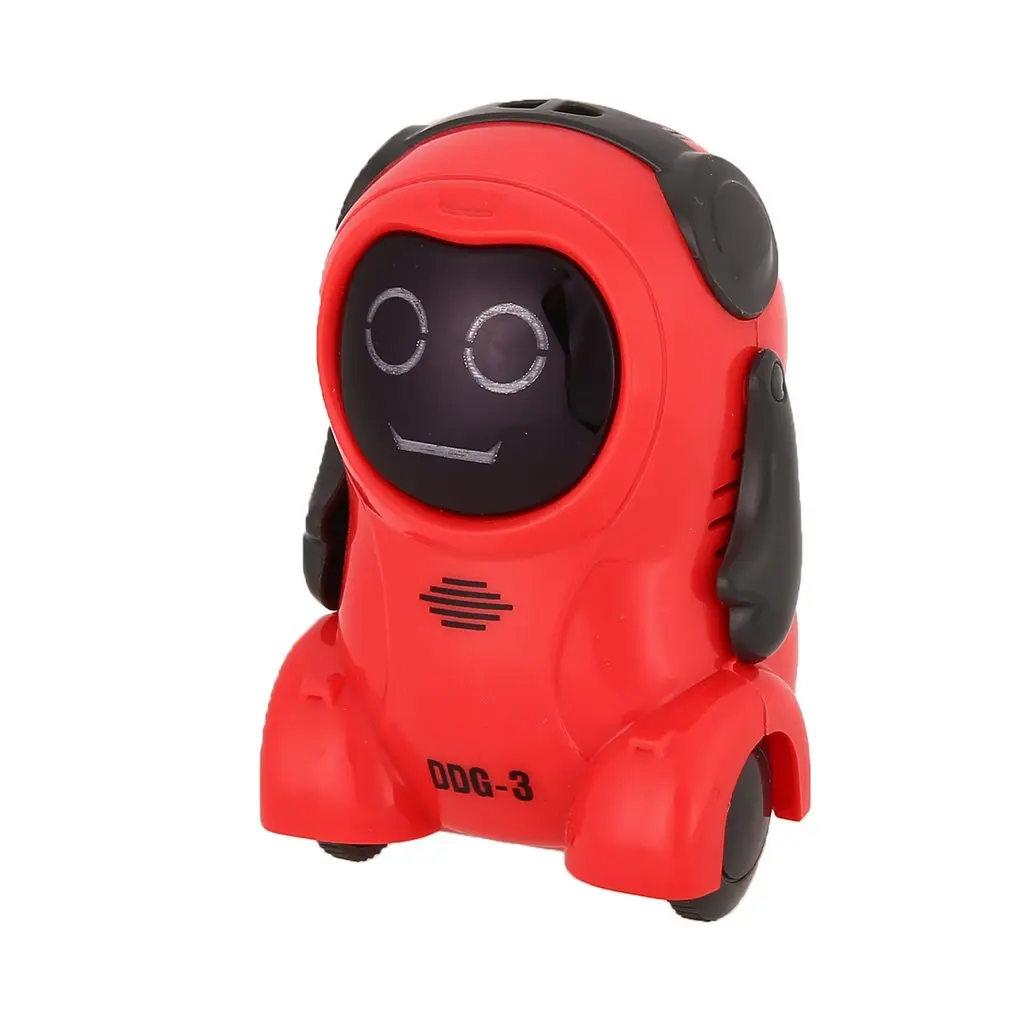 DDG-3 Intelligent Smart Mini Pocket Voice Recording RC Robot Recorder Arm Wheeling 360 Rotating Toys for Kids Christmas Gift | Игрушки и