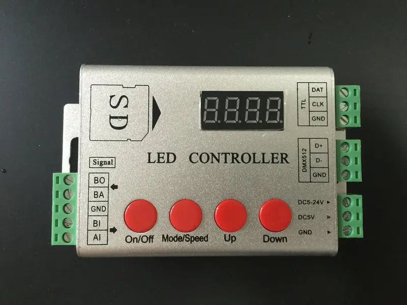 Новый беспроводную карту памяти SD card пикселей программируемый светодиодный