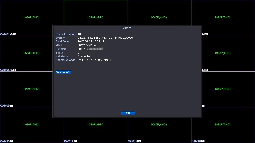 GADINAN 16CH HVR AHD/CVI/TVI DVR 5 в 1 1080P 16CH 2.0MP CCTV видео рекордер система безопасности Гибридный DVR NVR XMeye Cloud