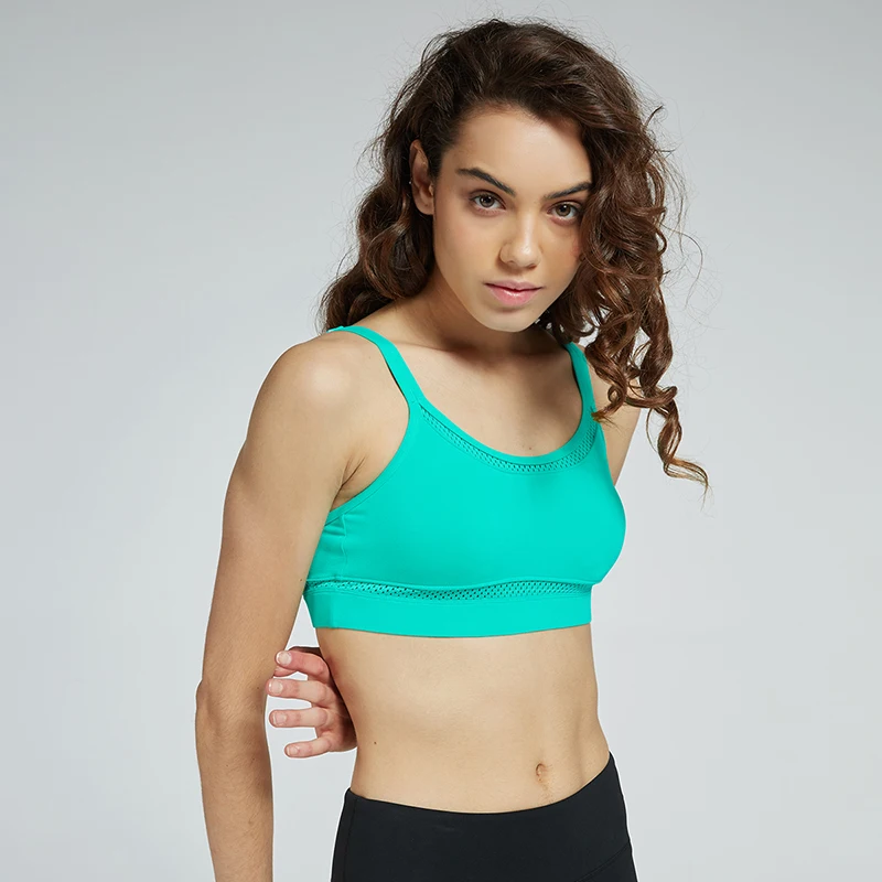 Для женщин спортивный бюстгальтер Топ Mid Impact Active GYM укороченный работает для