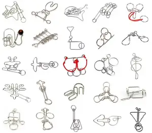 Классический IQ металлический проволочный пазл, головоломка, волшебные кольца, пазлы, игра для взрослых и детей