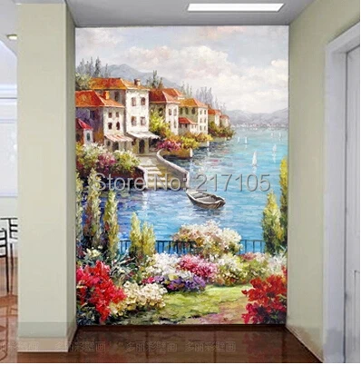 Бесплатная доставка большие фрески для крыльца коридора настенная бумага
