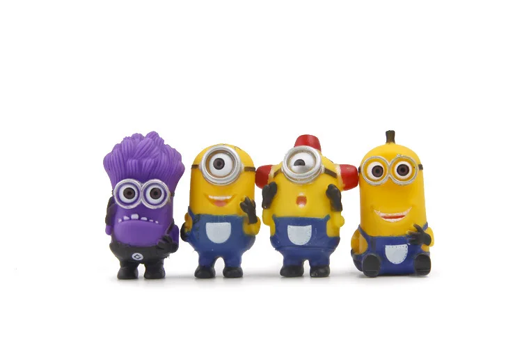 8 шт./лот стилей для Миньон миниатюрные Фигурки игрушки Симпатичные Прекрасная