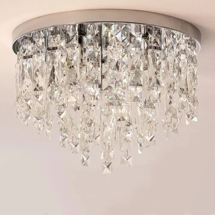 Modern Crystal Chandelier Lighting Flush Mount Chandeliers Light for Living Dining Room Bedroom Hall Restaurant Hotel Decor | Лампы и
