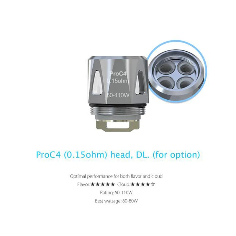 Original Joyetech ProC1 ProC1-S ProC2 ProC3 ProC4 Coil Head Replacement Evaporator for ProCore Aries Atomizer 5pcs/lot | Электроника