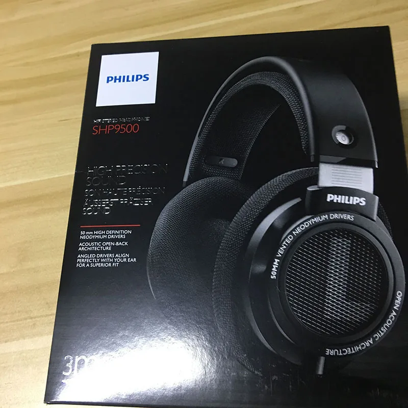 Philips SHP9500 Hi-Fi профессиональные наушники басов Неодимовый наушники drivers для Xiaomi huawei samsung