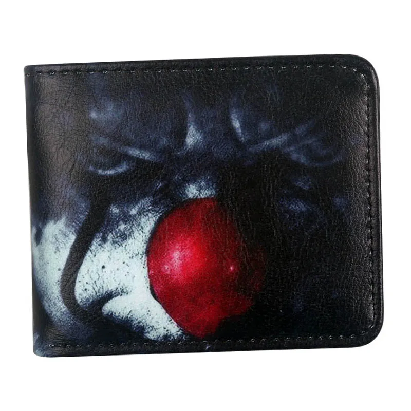 Кошелек мужской King's It Movie IT кошелек клоун кредитный ID держатель для карт кошелек на молнии монета карман