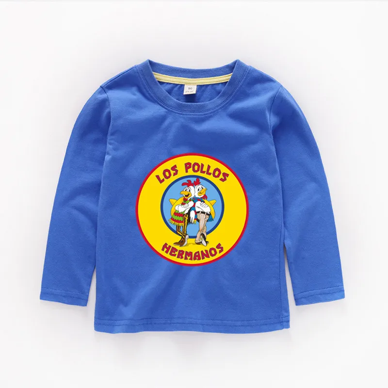 От 2 до 12 лет Детская LOS POLLOS HERMANOS для маленьких Топы девочек Одежда мальчиков