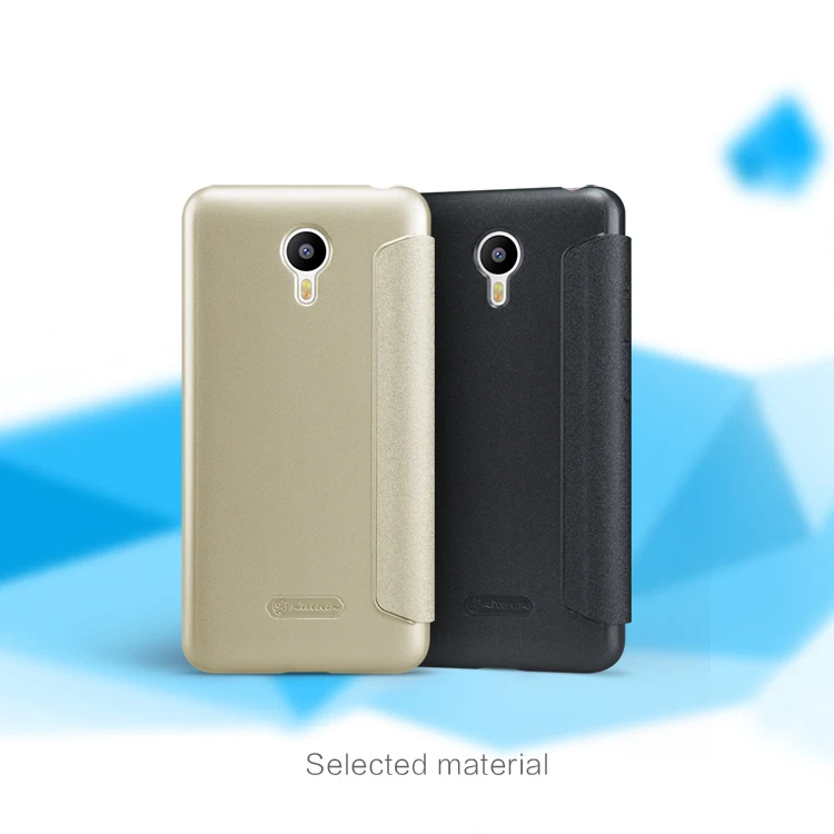 Бесплатная доставка NILLKIN искра серии Meizu M2 примечание кожаный чехол для Meilan