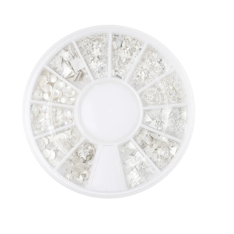 Стразы для ногтей шпильки 3D металлическая рамка Морская звезда ракушки заклепки