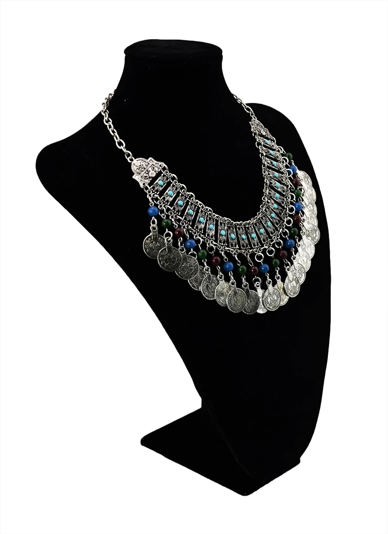 Женское Ожерелье чокер в этническом стиле|fashion necklace|necklace fashioncoin necklace |