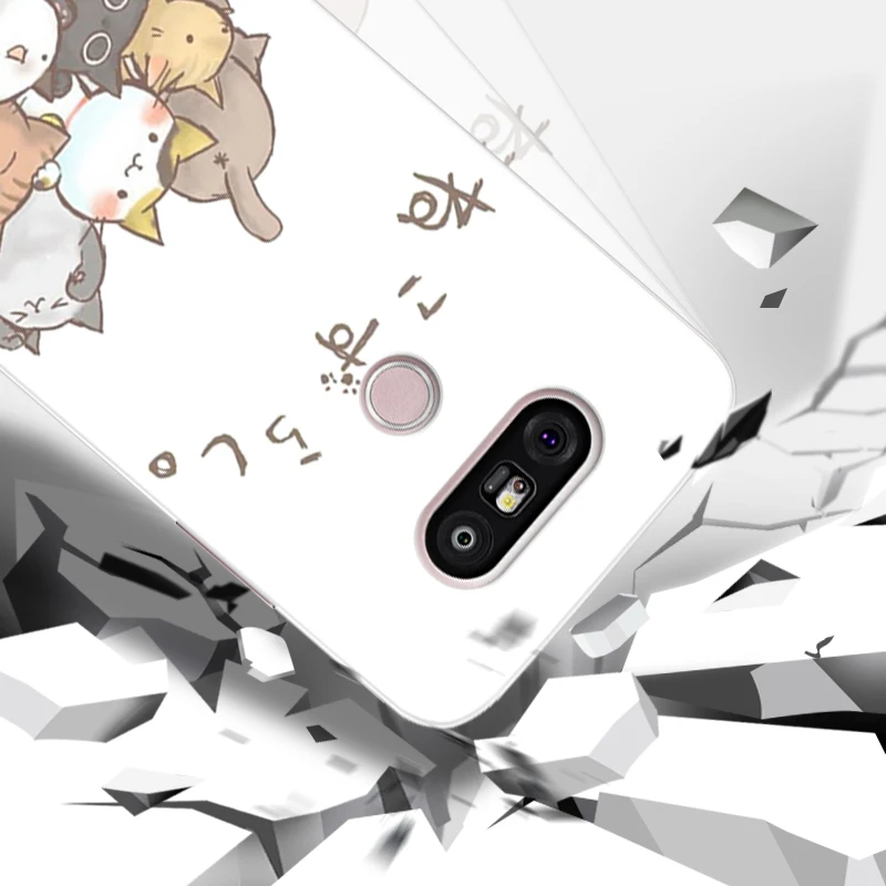 Оборудованная мобильный телефон чехлы для LG G5 задняя крышка ТПУ кремния тонкий