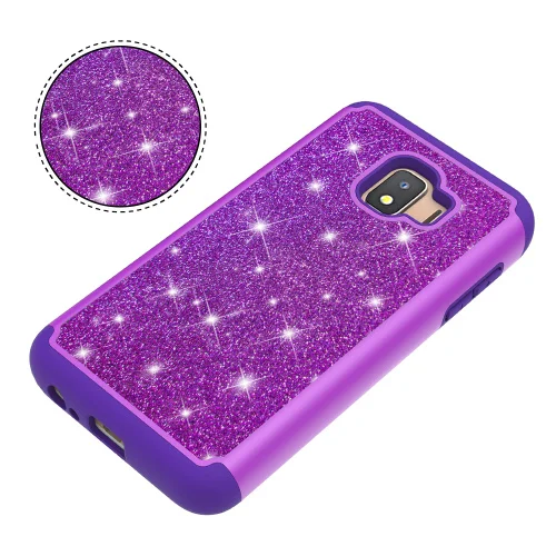 HYYGEDeal Phone cases Glitter Girls 2 in 1 Diamond Bling Shockproof case cover for Samsung Galaxy J2 Core 2018 | Мобильные телефоны