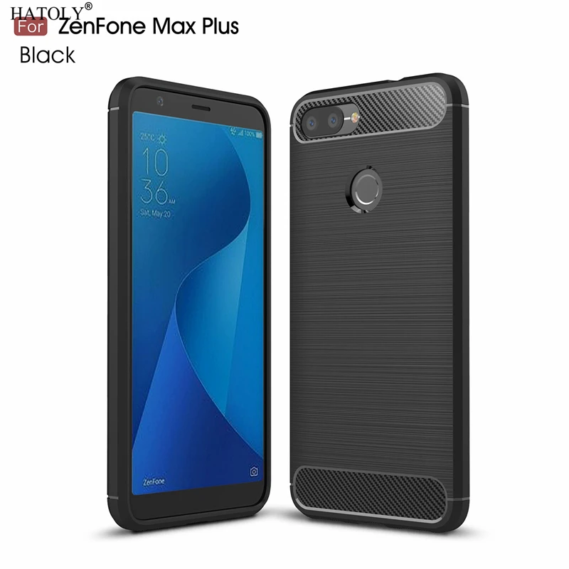 HATOLY чехол для Asus Zenfone Max Plus ZB570TL M1 X018DC Мягкий ТПУ Матовый прочный силиконовый