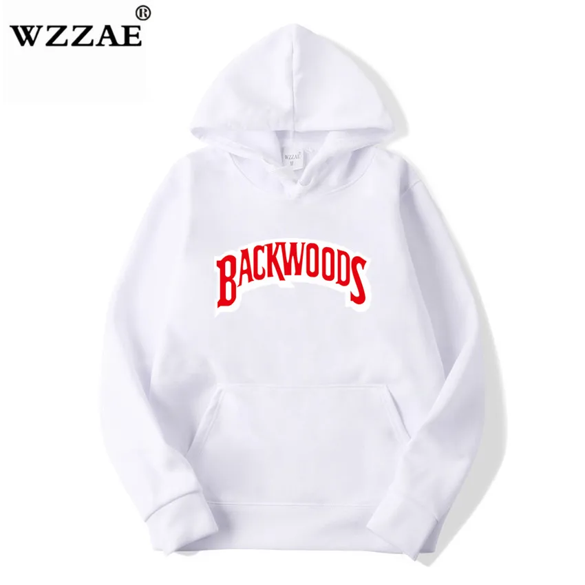 Толстовки с винтовыми манжетами, уличная одежда, Backwoods, толстовка с капюшоном, Мужская модная Осенняя зимняя Толстовка в стиле хип-хоп, пуловер с капюшоном