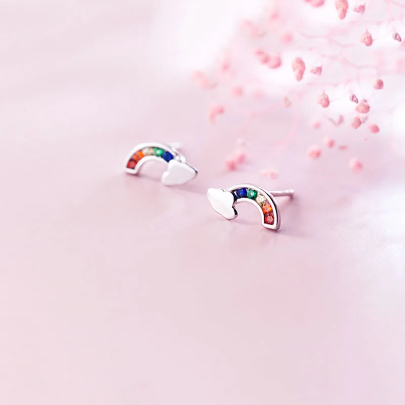 Женские серьги-гвоздики PONYKISS романтические серьги из стерлингового серебра S925