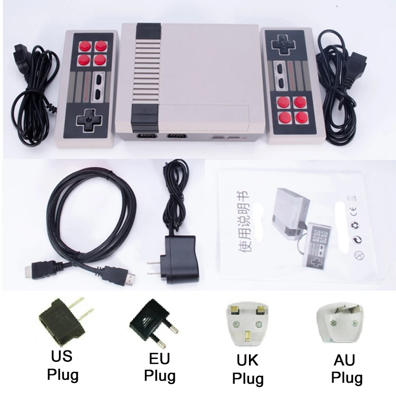 HDMI выход Ретро Классический Портативный игровой плеер семья ТВ Видео игровая консоль детство встроенный 500/600 игры мини консоль