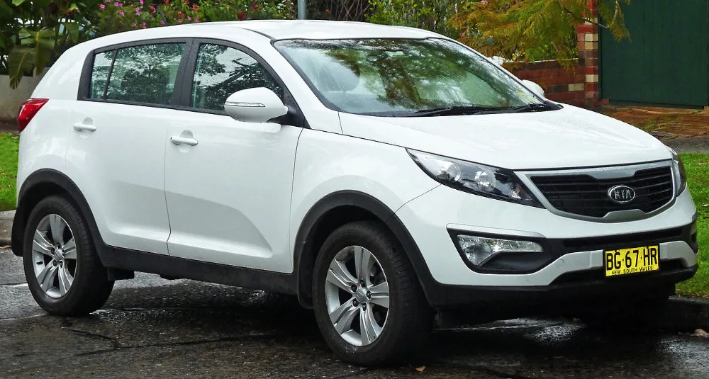 Хромированная головсветильник фара для KIA Sportage третьего поколения 2011 и выше |