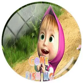 MS78 JWEIJIAO мультфильм аниме Litte девушка и животное большой коричневый Медведь DIY стекло кабошон узор купол демонстрационная плоская задняя часть ювелирных изделий - Цвет: MS78
