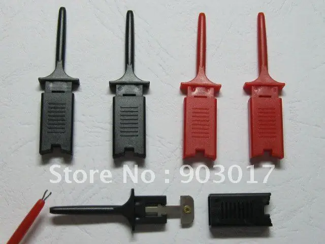 2 цвета (красный черный) Плоский маленький тестовый зажим инструмент для ремонта