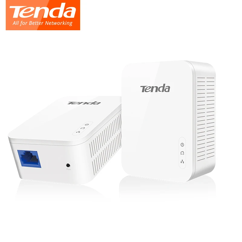 Адаптер Tenda PH3 AV1000 Gigabit Powerline Ethernet комплект адаптеров для ПЛК IPTV Homeplug AV2 гигабитные