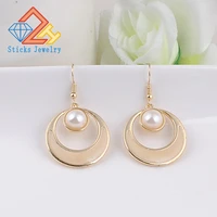 fashion jewelry rose gold color dangle earrings austrian enamel sea shell pieces earrings for women accessories