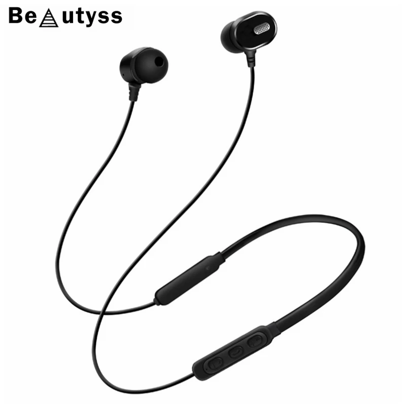 Bluetooth наушники Beautyss беспроводные магнитные IPX5 с микрофоном|Наушники и гарнитуры|