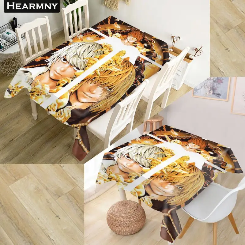 Скатерть Death Note на заказ водонепроницаемая плотная прямоугольная Свадебная