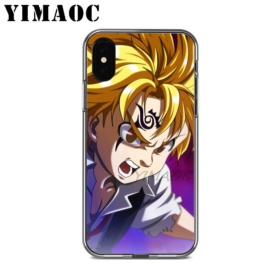 Nanatsu No Taizai Meliodas Мягкий силиконовый чехол из ТПУ для Apple Iphone Xr Xs Max X 10 8 Plus 7 6 S SE 5s 5 |