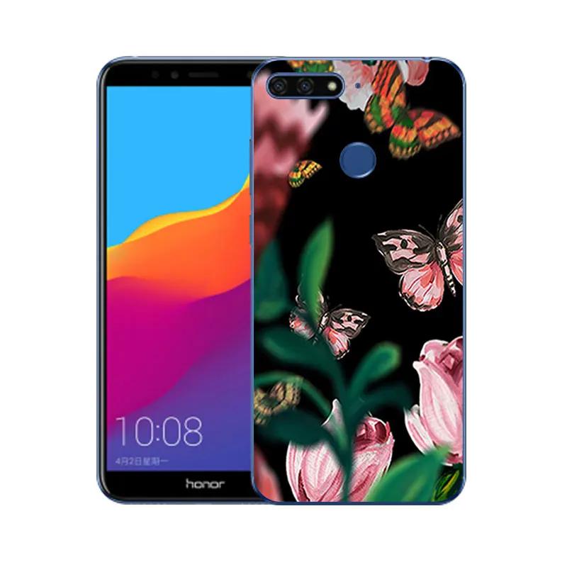 Чехол 5 7 дюйма для Huawei Honor 7A Pro силиконовый чехол с полной защитой разноцветный