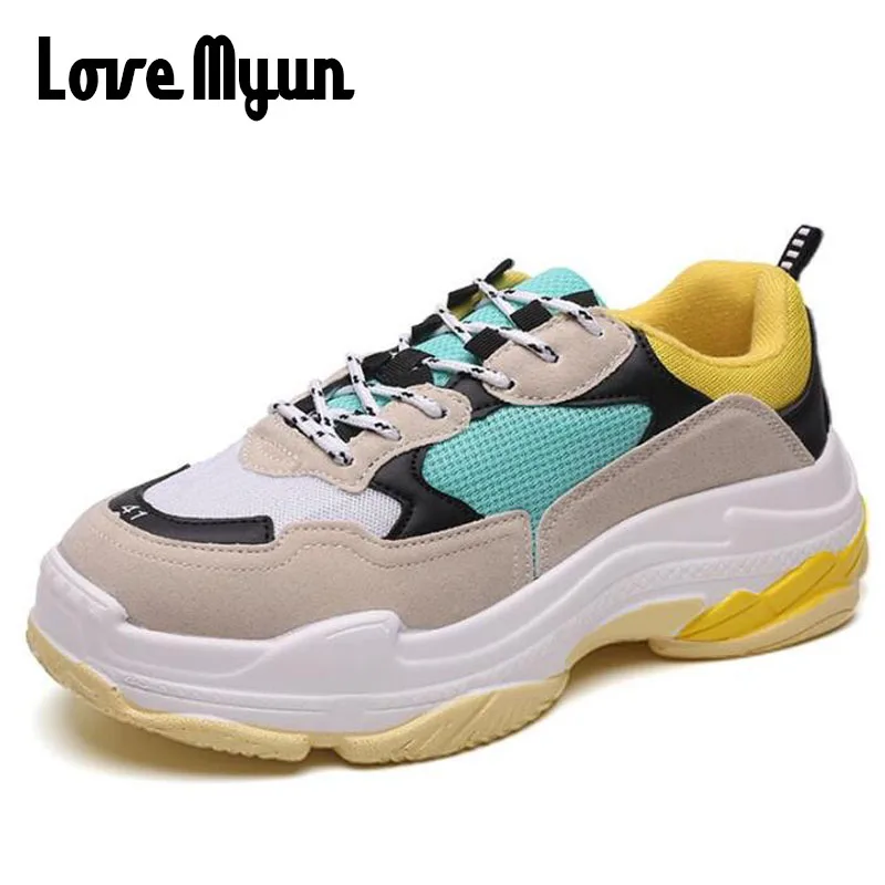 New Brand Fashion girl Sneakers Casual Flats Shoes Women air Mesh Red Black Gym Couple Trainers Breathable HH-044 | Обувь