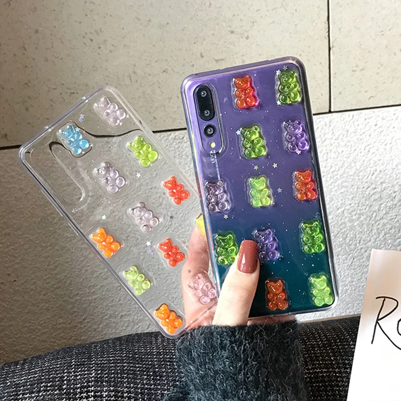 Прозрачный мягкий чехол с рисунком из мультфильма для Huawei Mate20 P20 Pro Honor 9 10 яркие