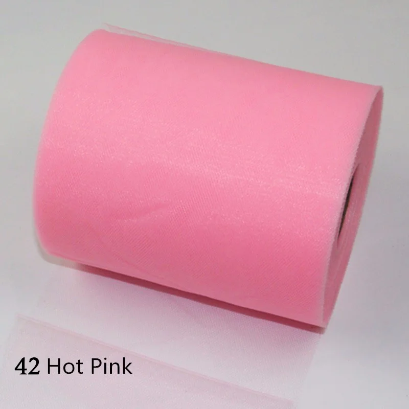 

WEIGAO Birthday Decoration 100Yards Tulle Roll Spool Fabric Event Party Tulle Tutu Skirt Supplies DIY Pompoms Table Decoration