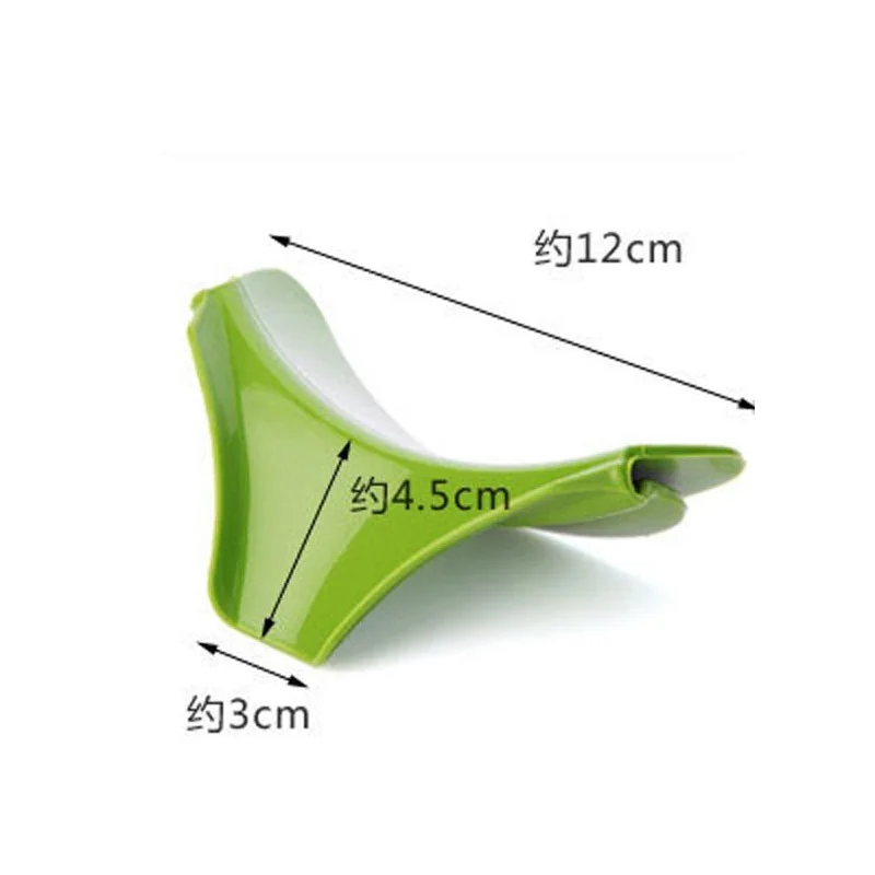 Анти разлива силиконовые слип на Pour суп носик воронки для кастрюль сковородки