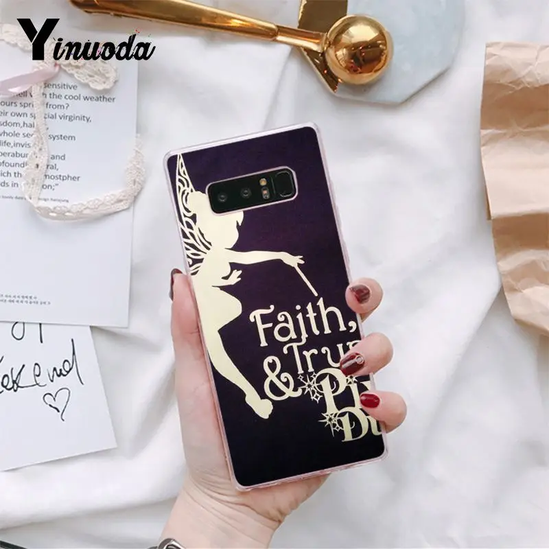 Yinuoda чехол для телефона с рисунком Питера Пэна Венди Тинкербелл Тинкер Белл Samsung
