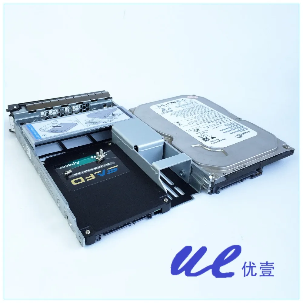 Лоток для жесткого диска 3 5 дюйма Caddy Rack F238F 0F238F с адаптером 2 9W8C4 Y004G ''SSD M2 на