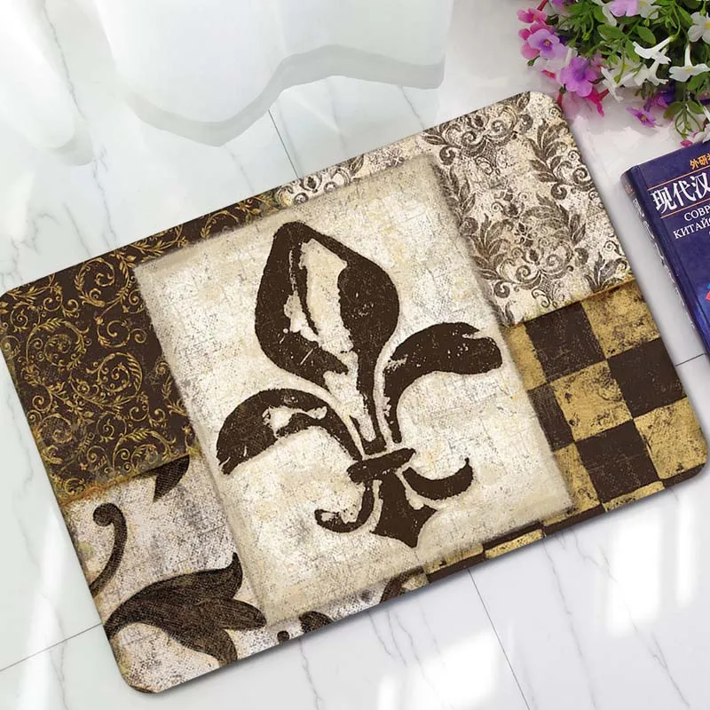 Супер тонкий резиновый коврик для двери нескользящий кухни домашний Коврик