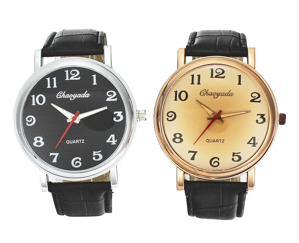 Мужские часы 43 мм с большим циферблатом золотой серебряный цвет чехол мужские