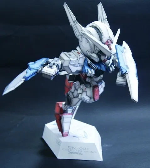 SD Gundam GNY-001 может богиня, ангел справедливости полностью оснащен 3D бумажная модель DIY