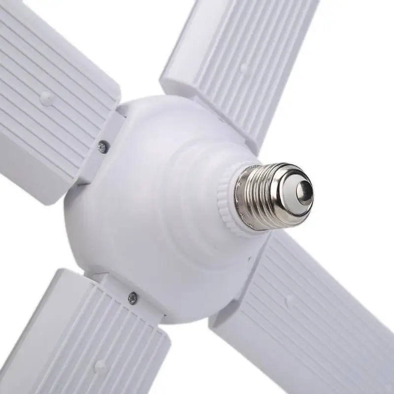 

E27 304 LED Light 60W Wide Voltage Outdoor Highlight 4 Leaf Folding Lamp