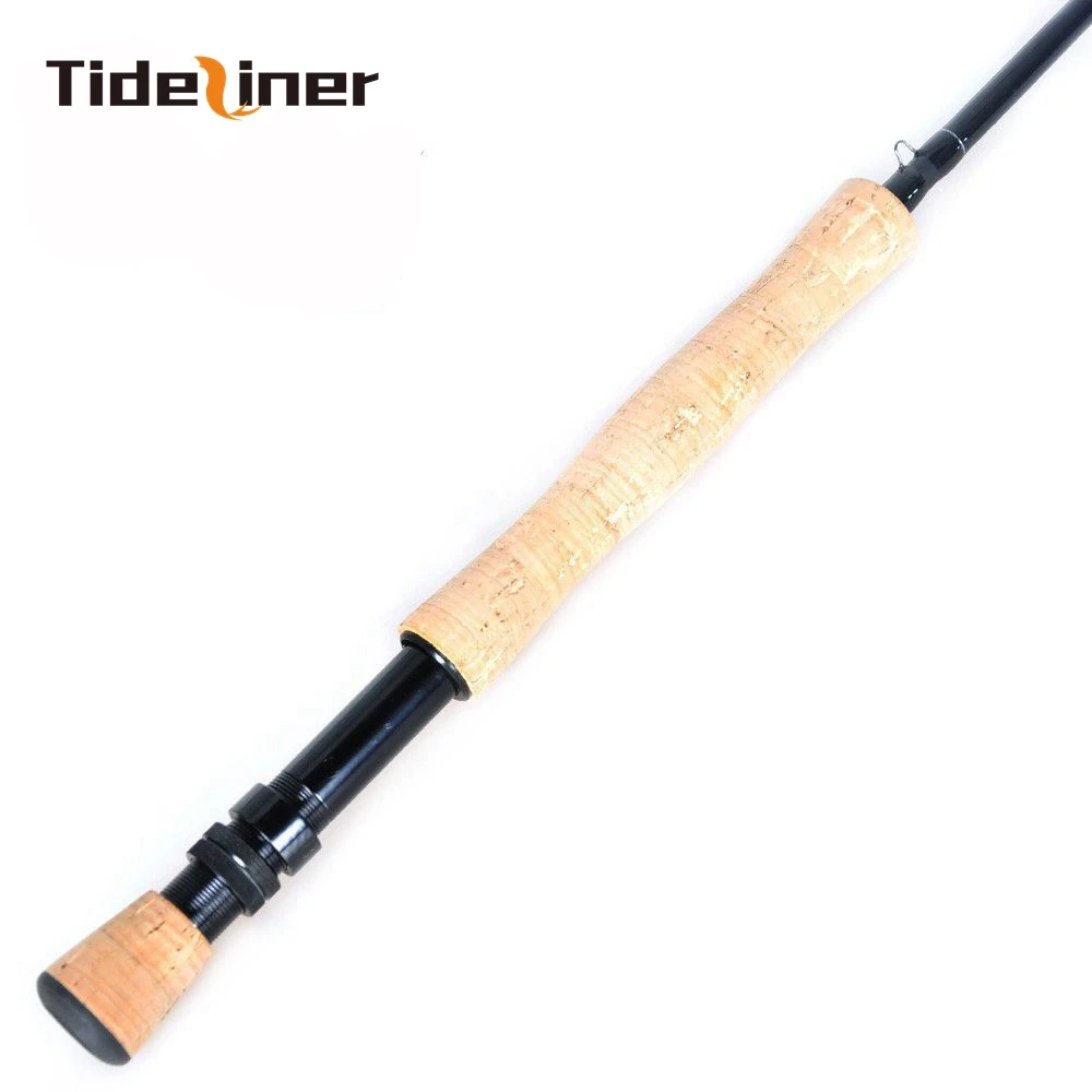 Tideliner 9FT 7/8 удочка для ловли нахлыстом высокоуглеродистая рыболовная 4 секции 2 7 м